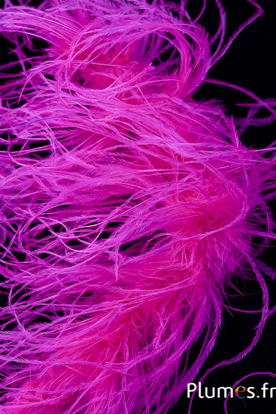 Autruche mèche - 10 cm - fuchsia